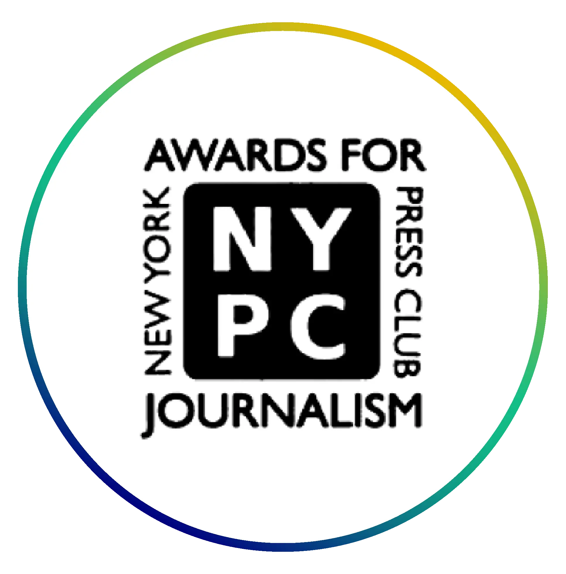 New York Press Club journalism award badge