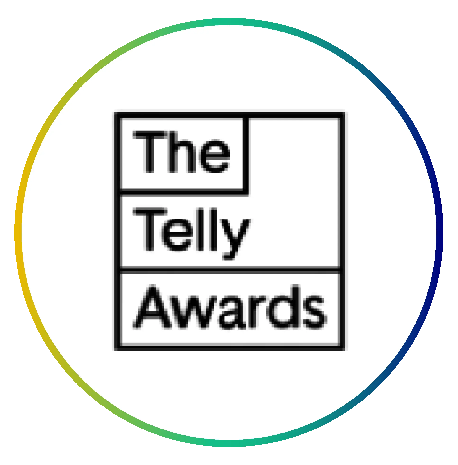 The Telly Awards bronze silver winner trophy