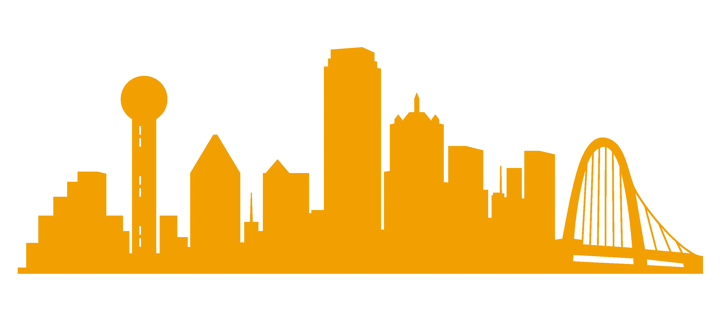 Dallas Fort Worth metroplex skyline